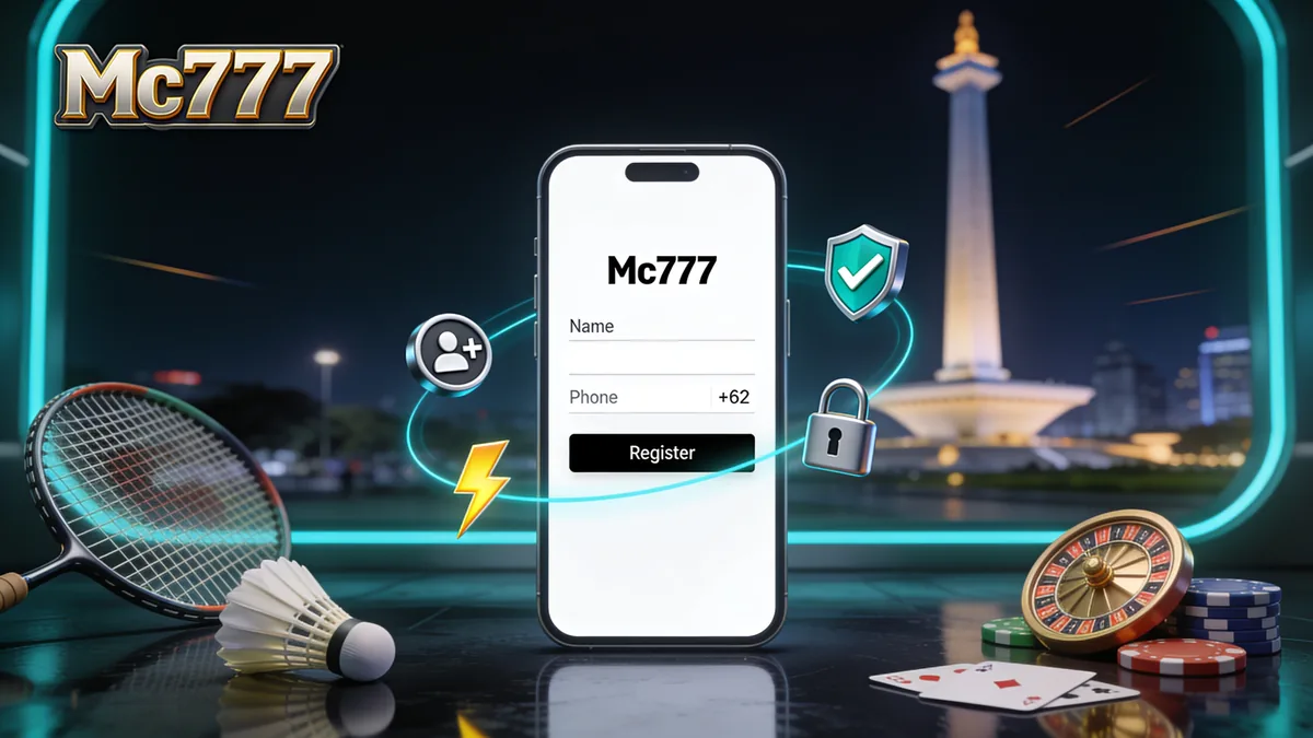 Proses Login MC777 untuk pemain di Indonesia